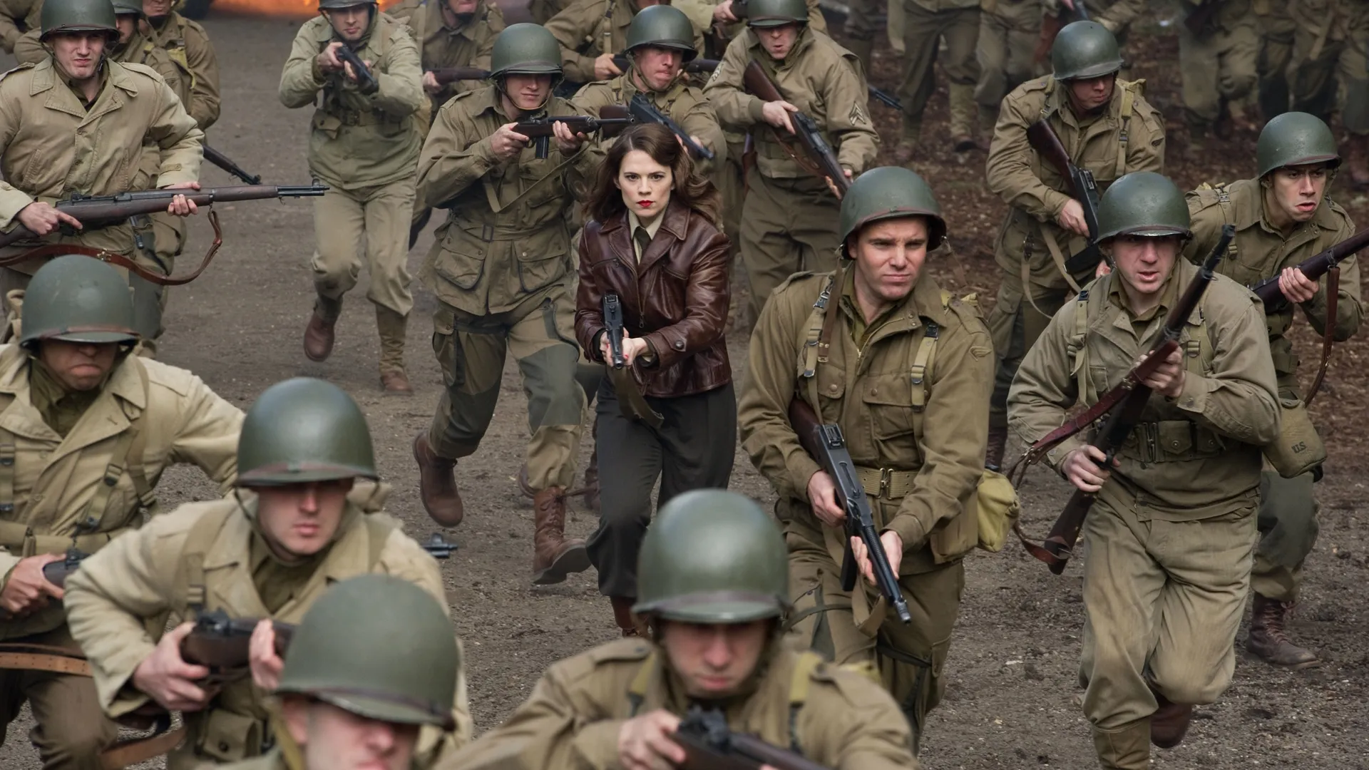 Hayley Atwell as Agent Peggy Carter in Captain America: The First Avenger
