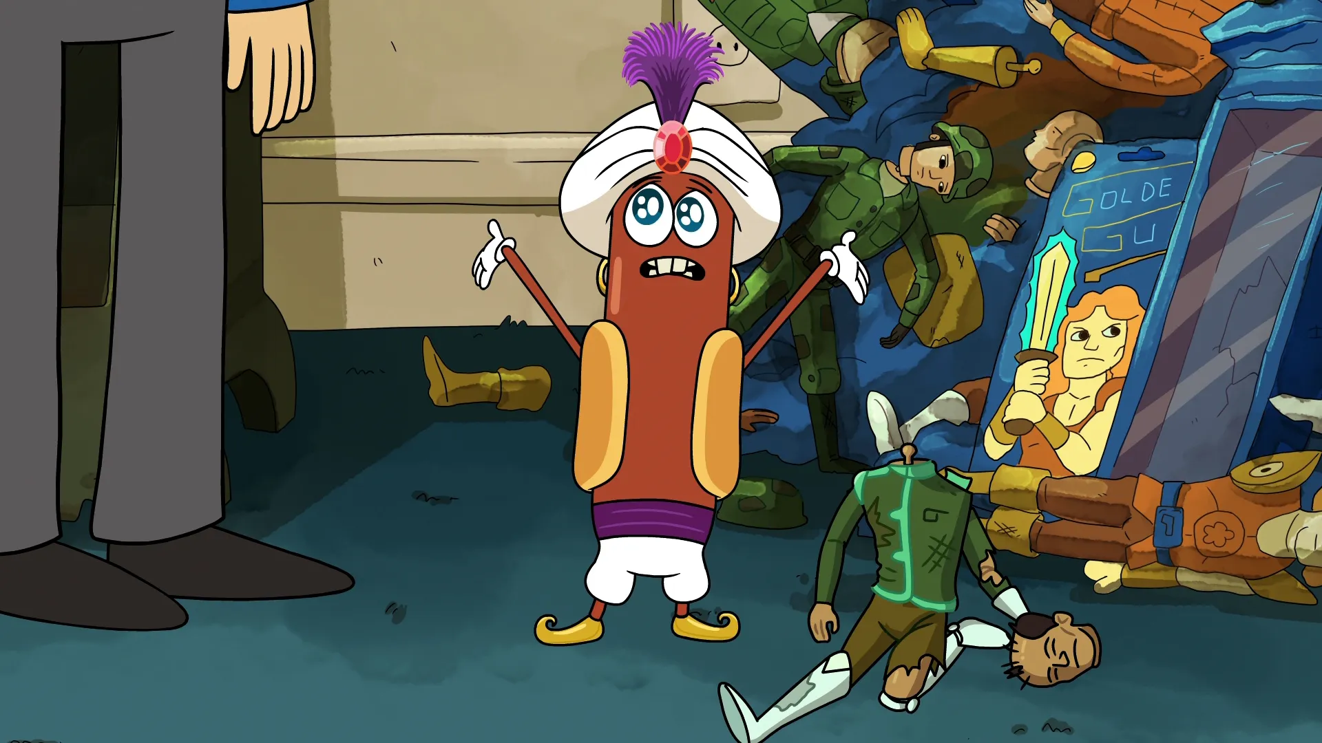 thumbnail - S1:E18 Megan Muck Wars / Porthole to the Spider Hole / Weenie Genie