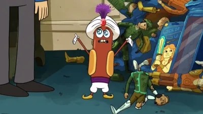 thumbnail - S1:E18 Megan Muck Wars / Porthole to the Spider Hole / Weenie Genie