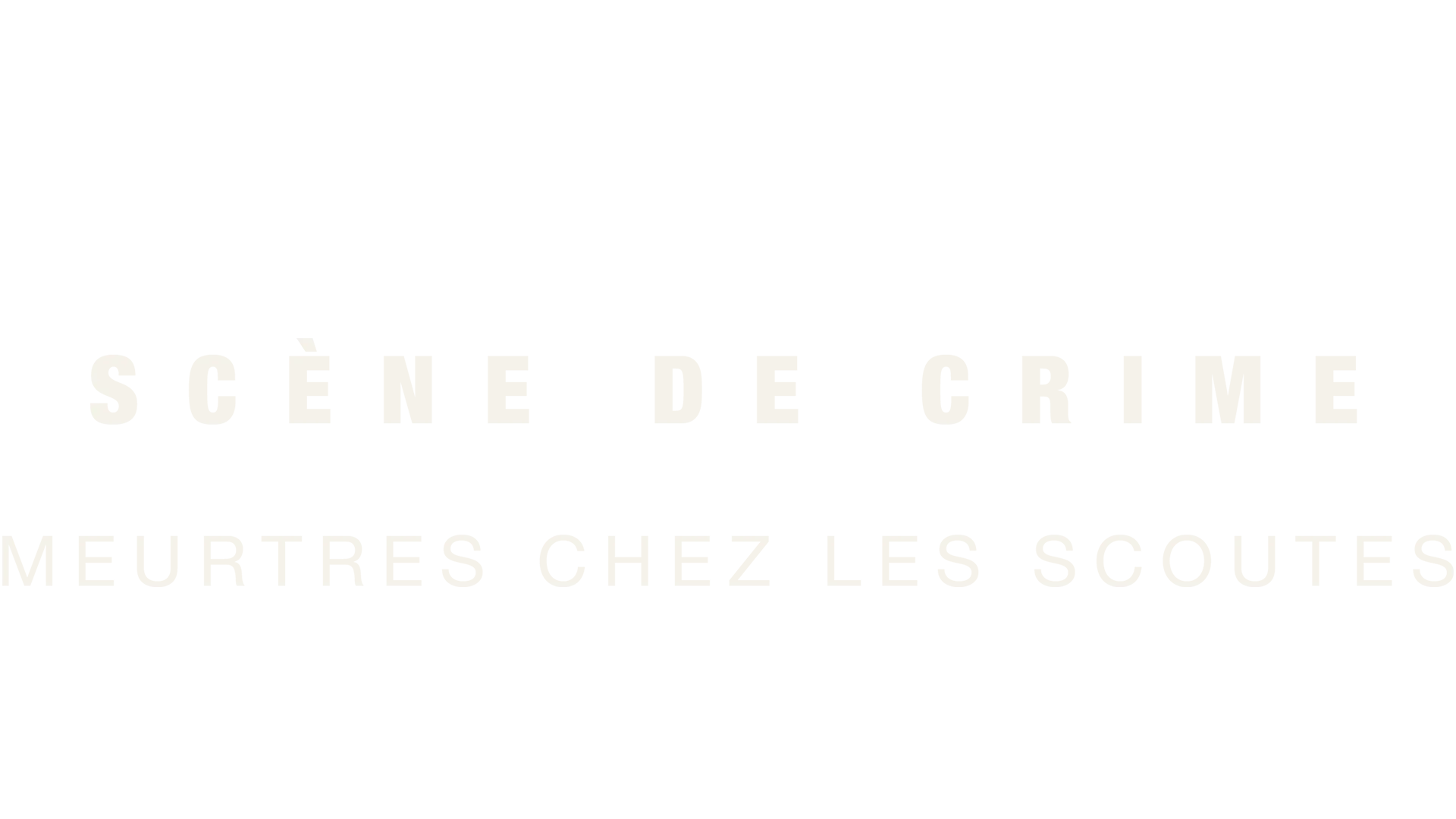 Scène de crime : meurtres chez les Scoutes