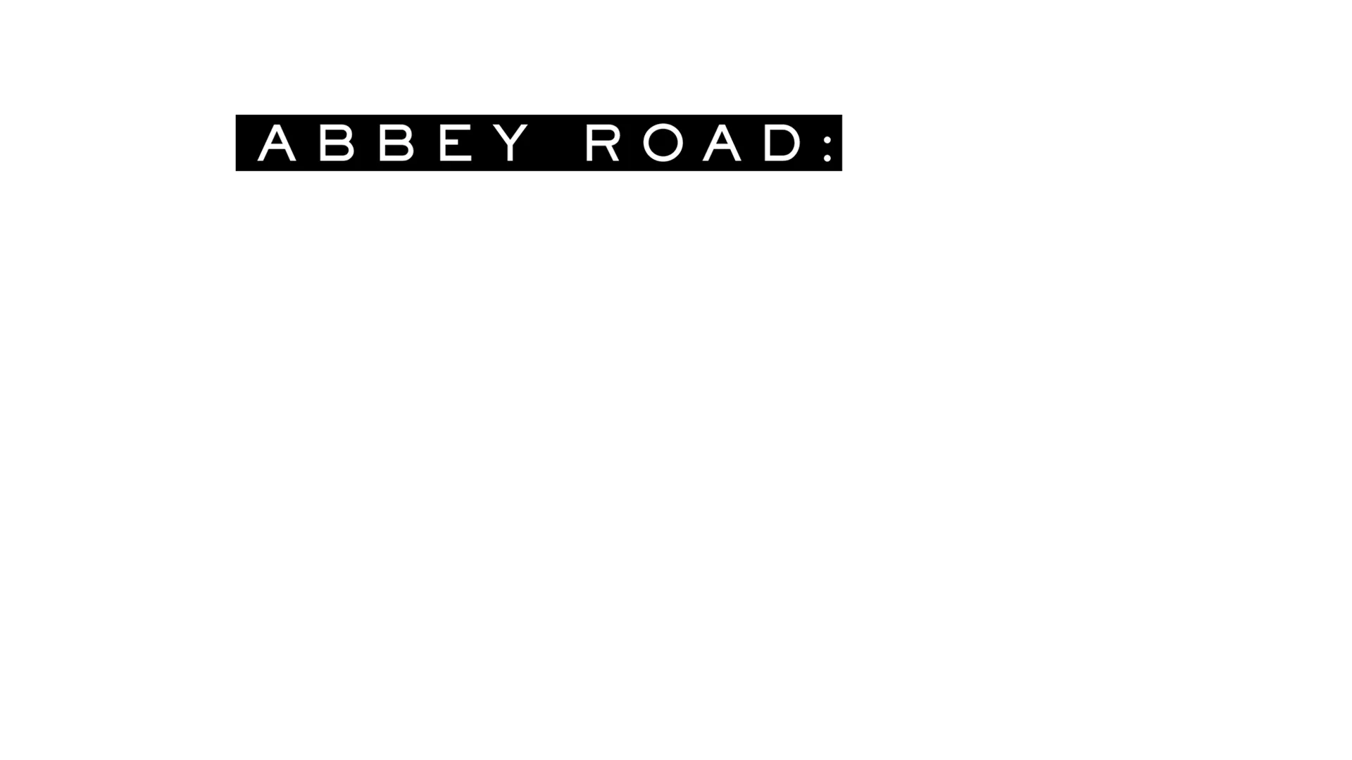 Abbey Road: Kdyby zdi mohly zpívat