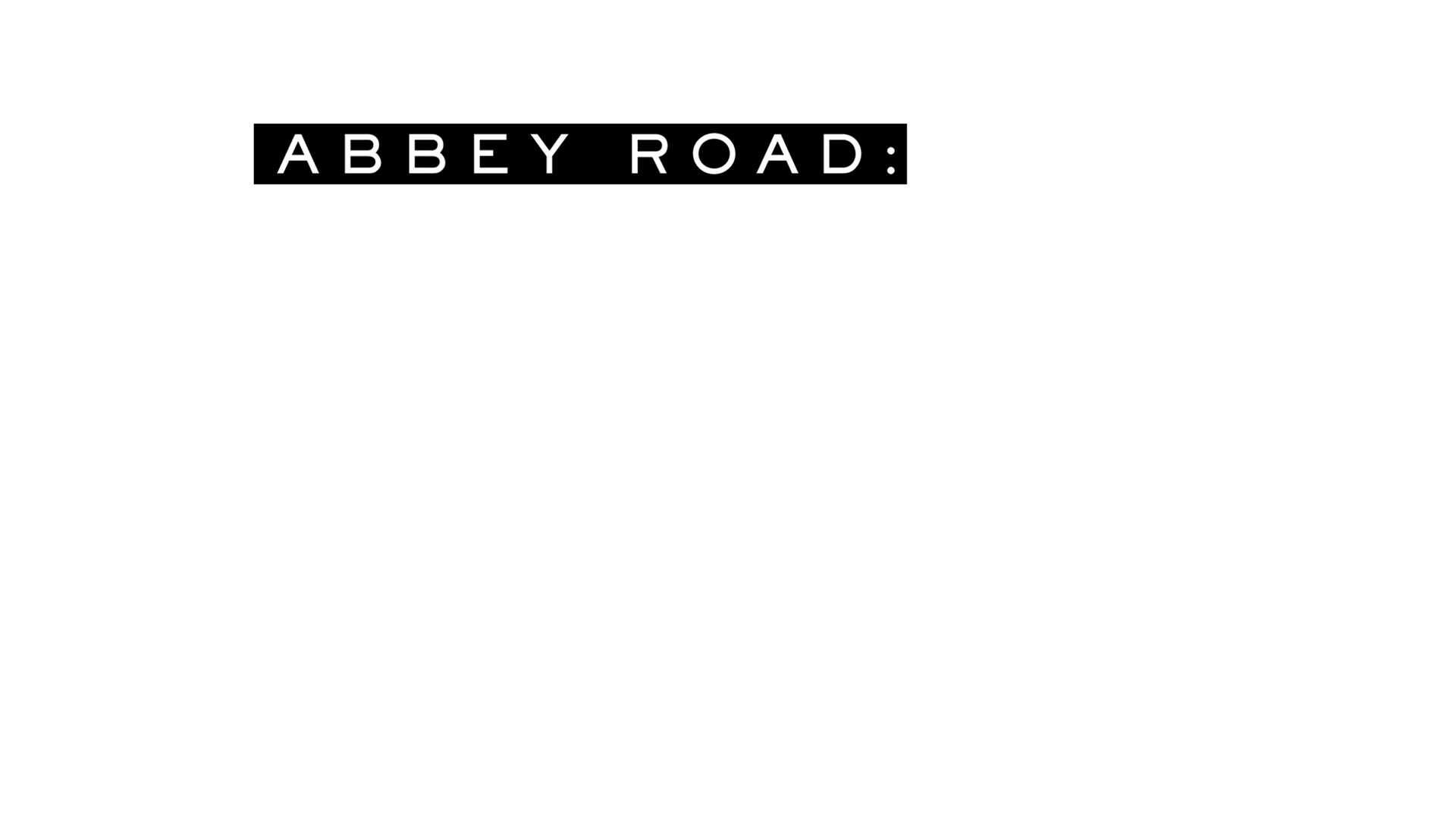 Abbey Road: Kdyby zdi mohly zpívat
