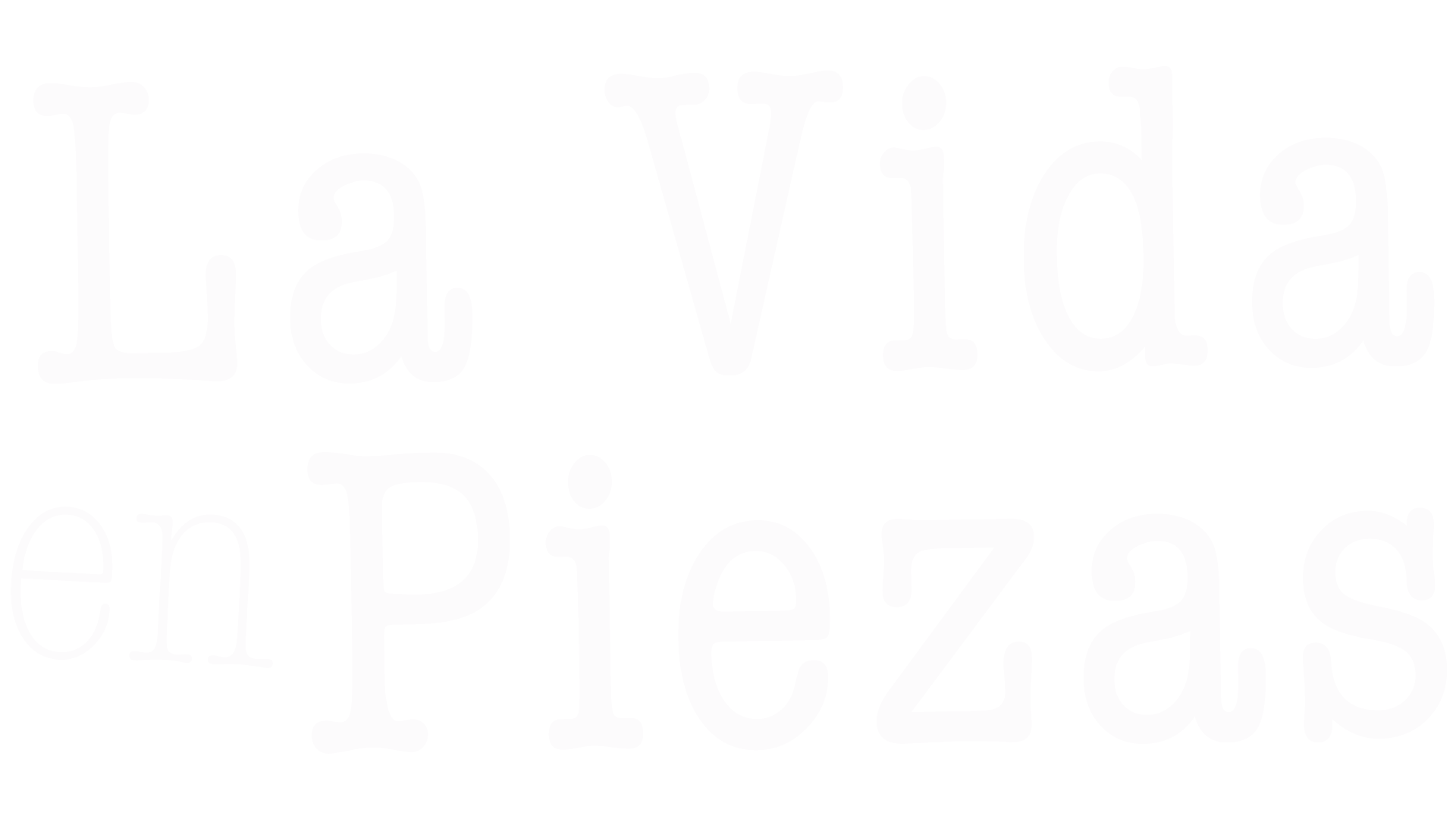 La vida en piezas