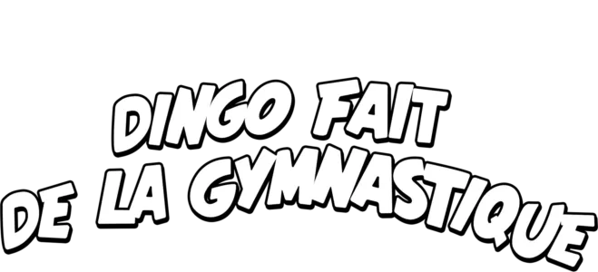 Dingo fait de la gymnastique