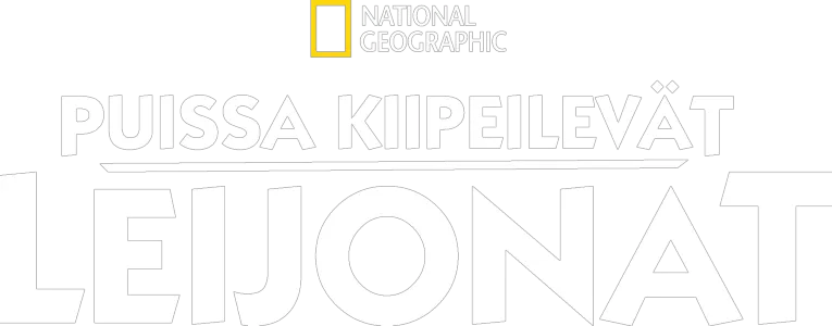 Puissa kiipeilevät leijonat