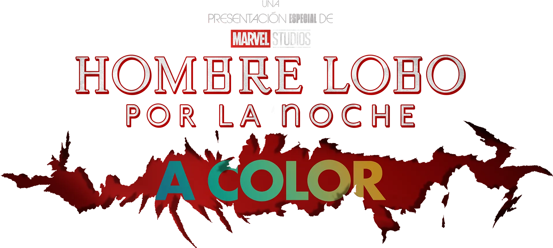 Hombre Lobo por la Noche a color
