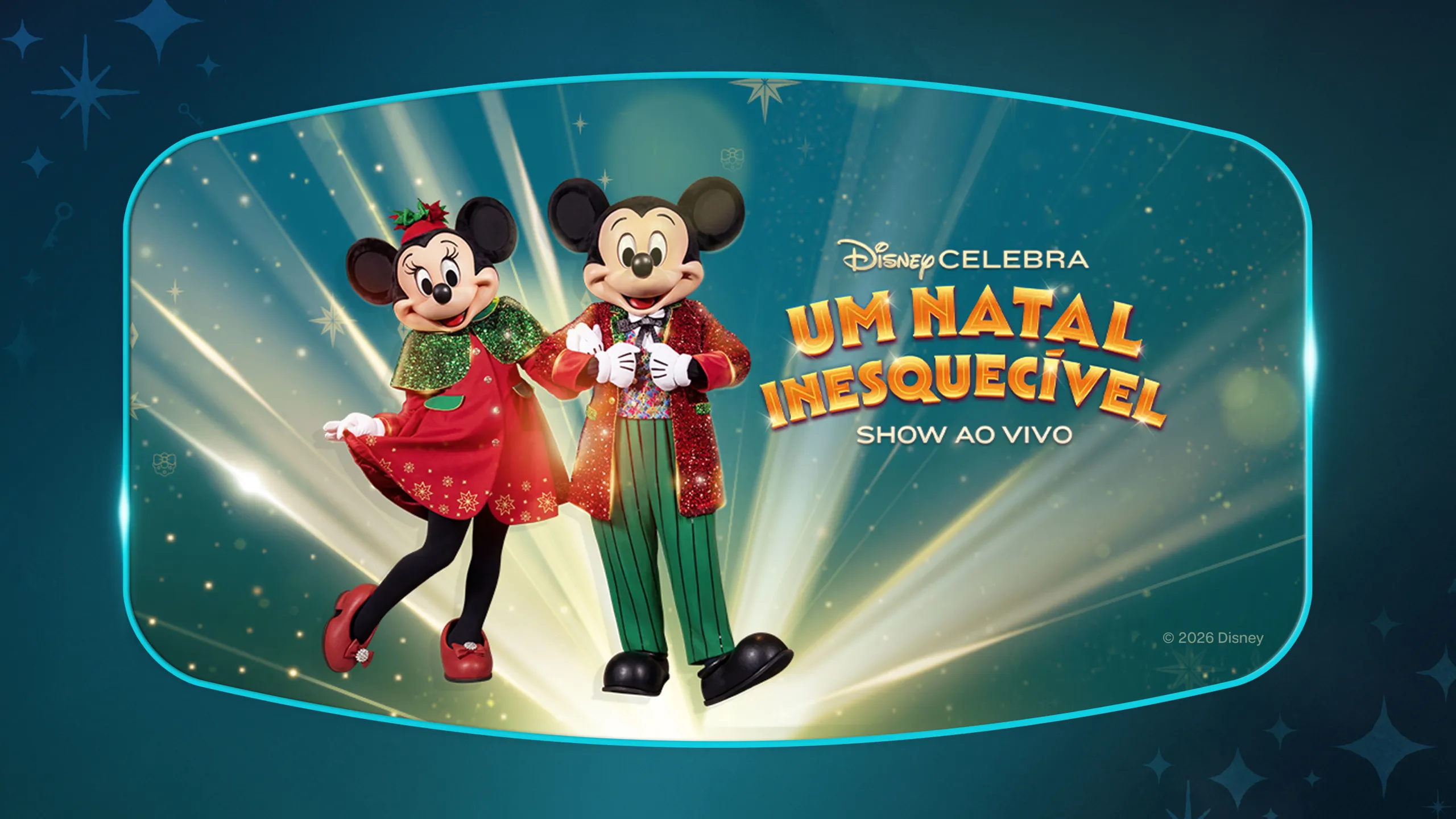 Imagem promocional do benefício Disney Celebra Um Natal Inesquecível