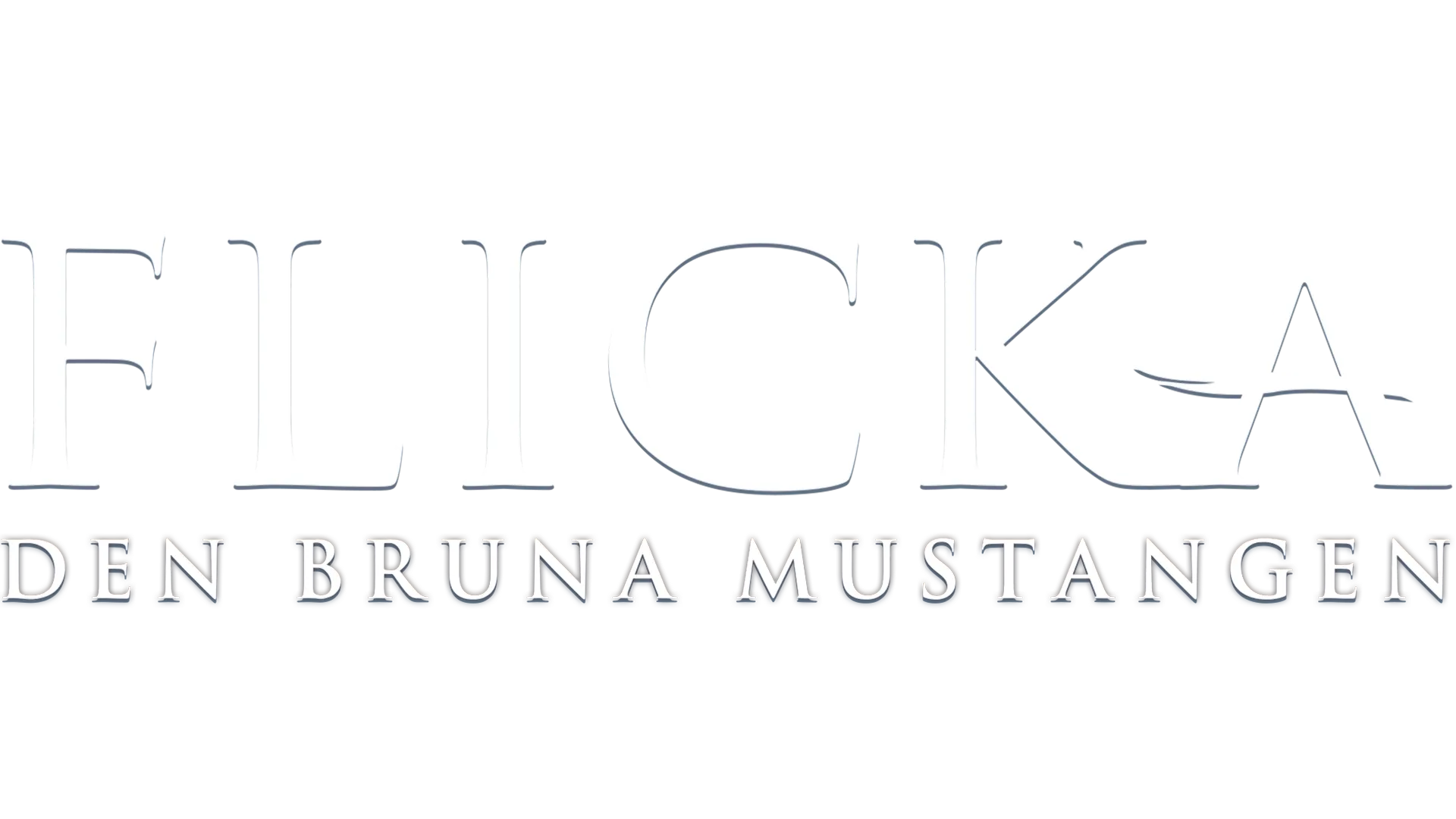 Flicka - Den bruna mustangen