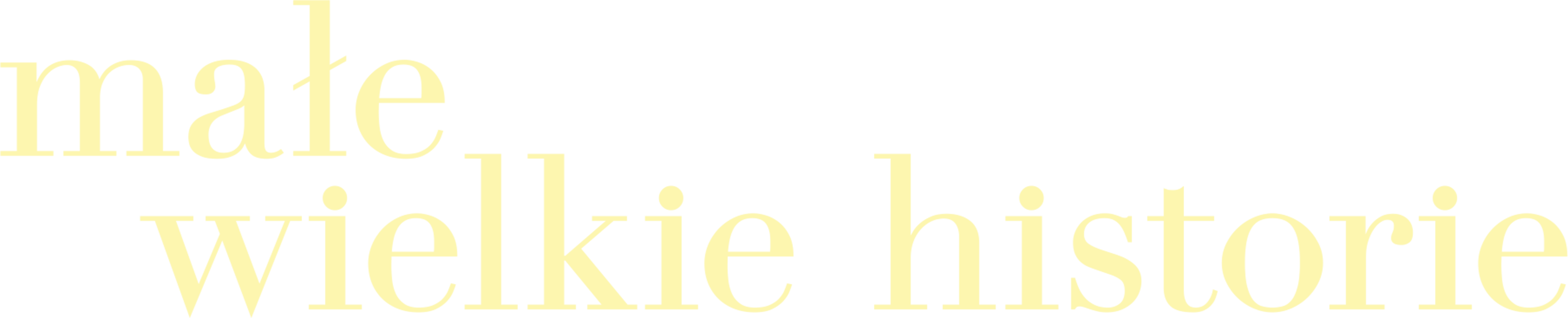 Małe wielkie historie