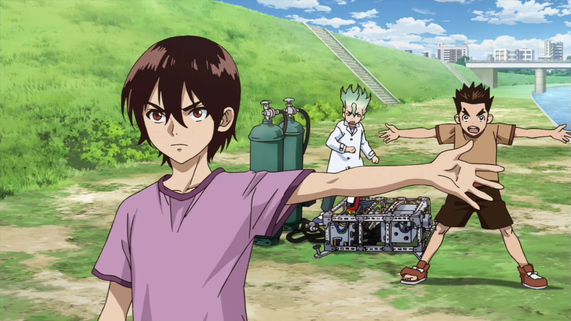 thumbnail - S1:E5 (Dub) Stone World The Beginning