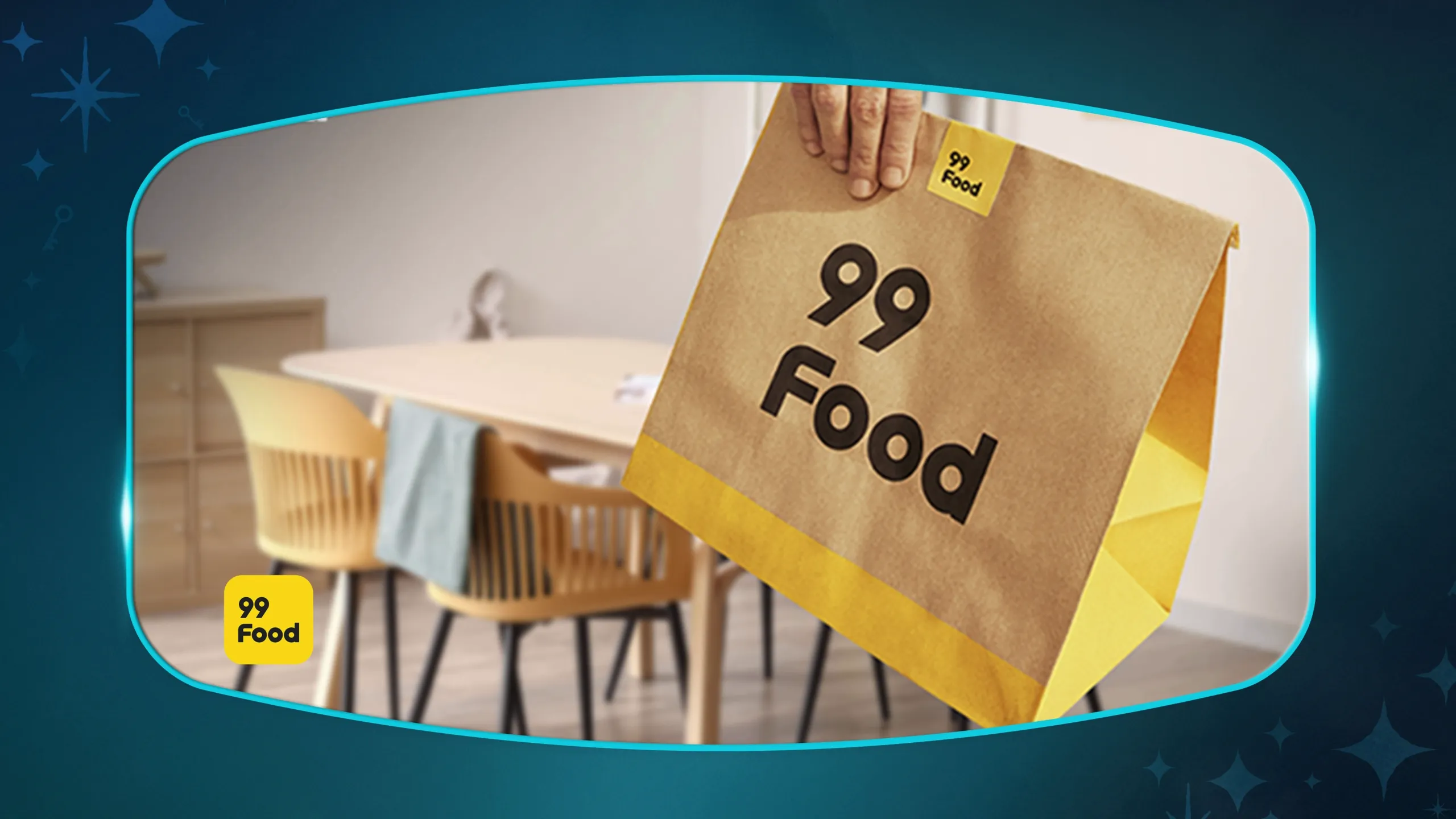 imagem de uma embalagem da 99 Food