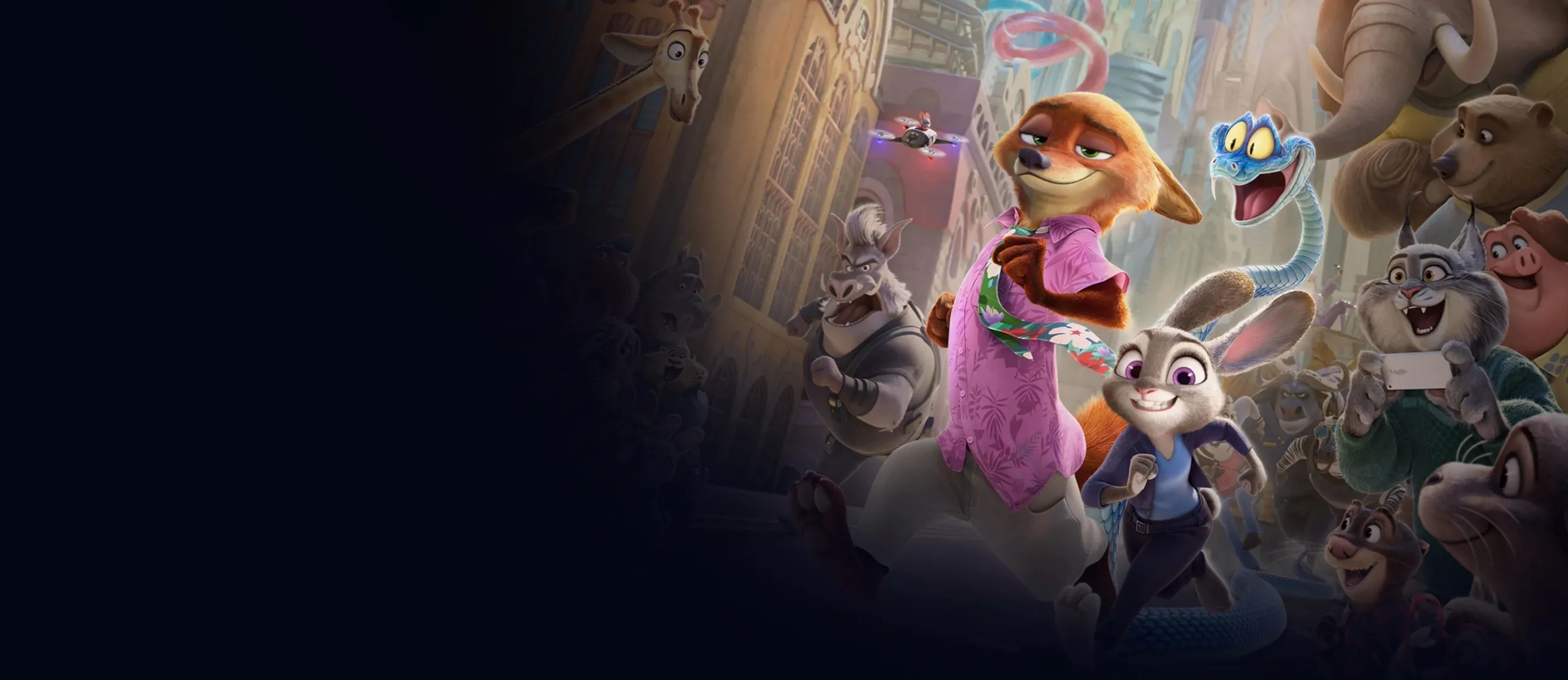 Background Image Slider - Zootopia 2