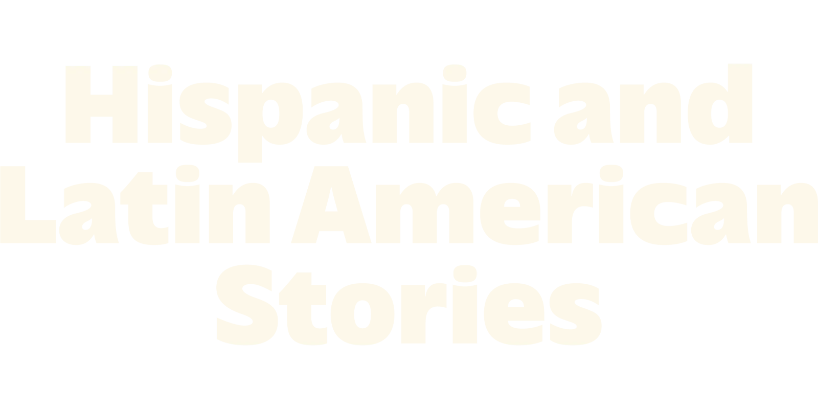 Hispanic and Latin American Stories