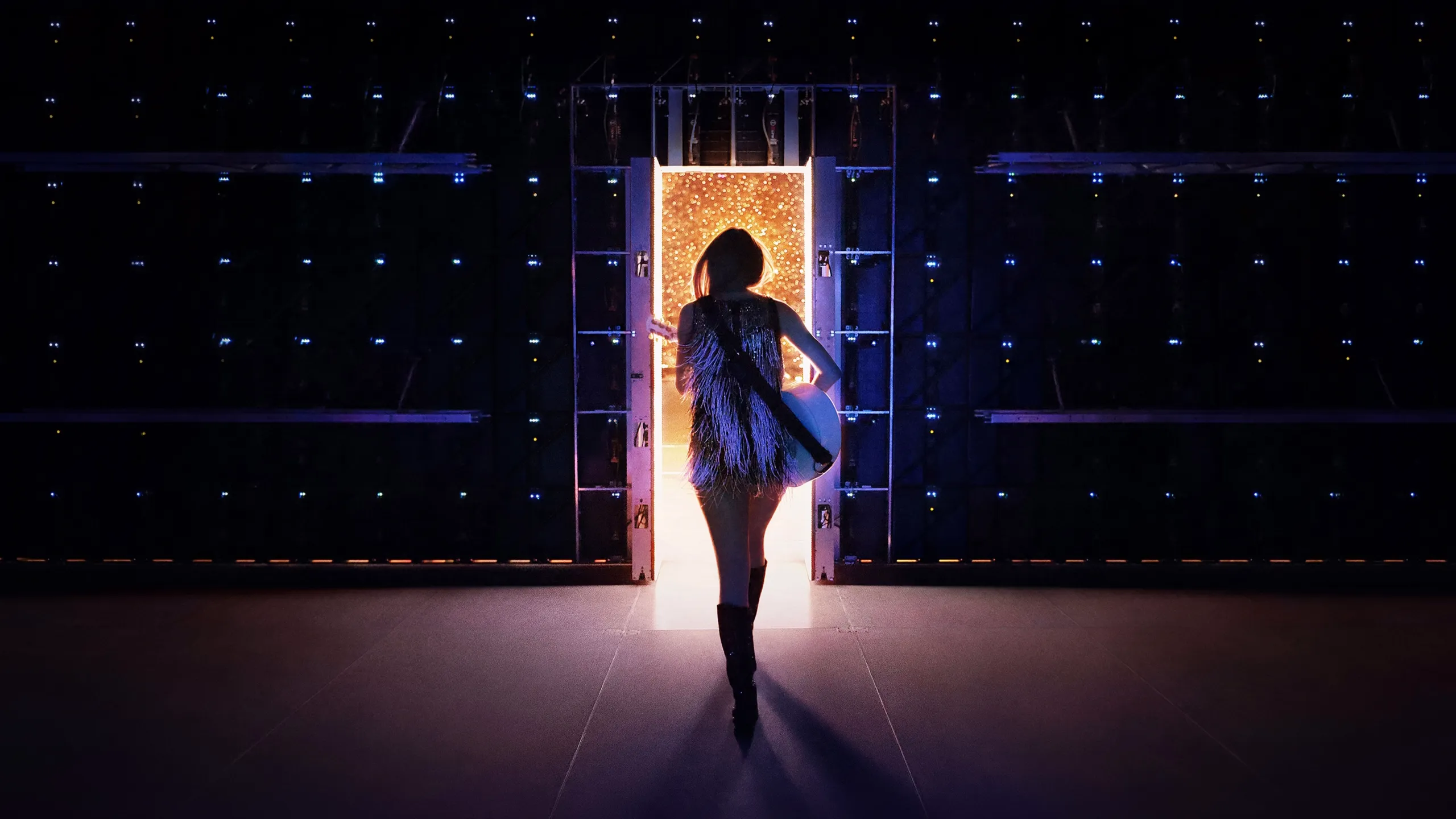 Taylor swift standing backstage about to perform, in Taylor Swift | The Eras Tour | The End of an Era