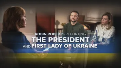 The President and First Lady of Ukraine | Robin Roberts Reportin