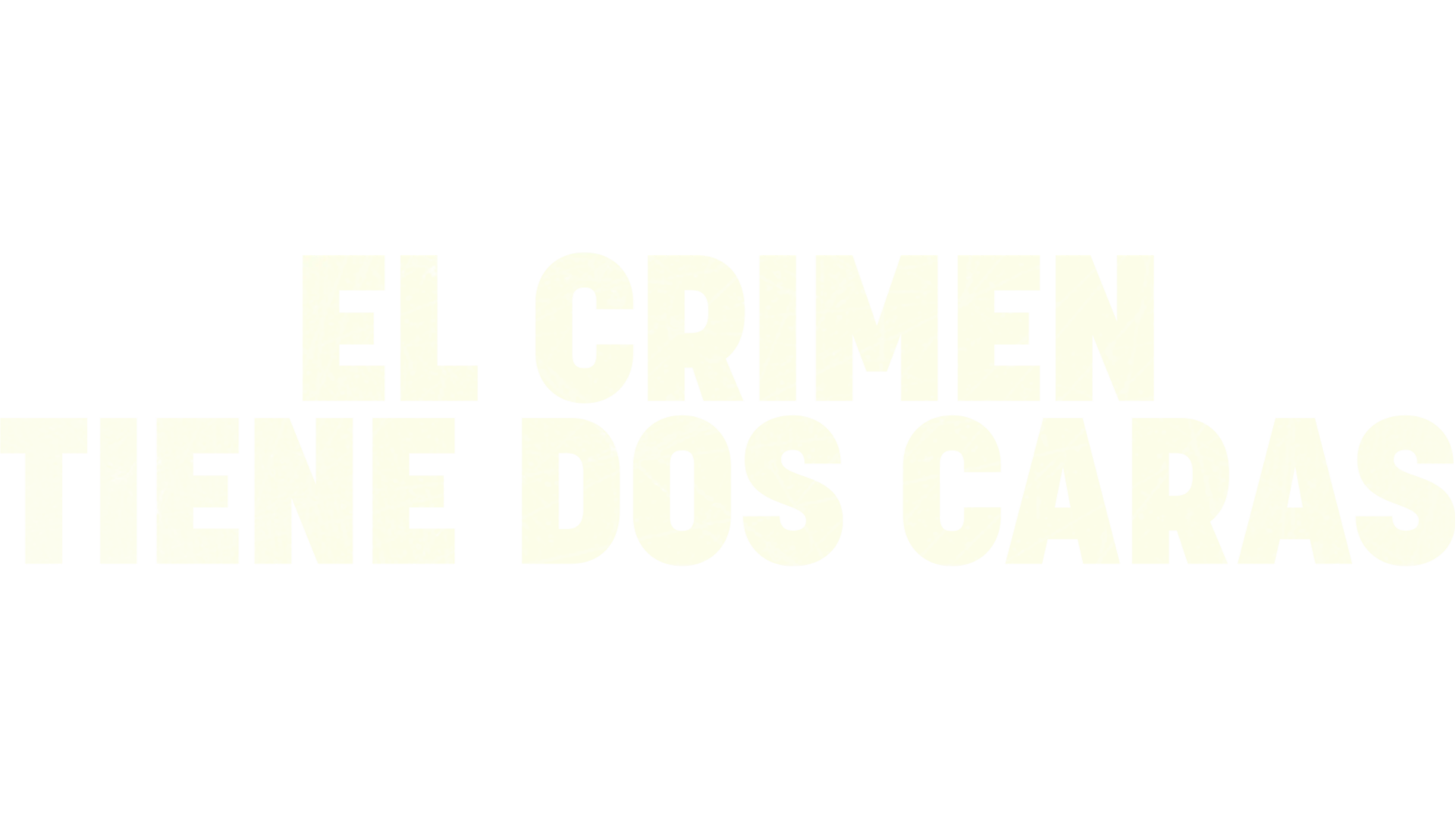 El crimen tiene dos caras