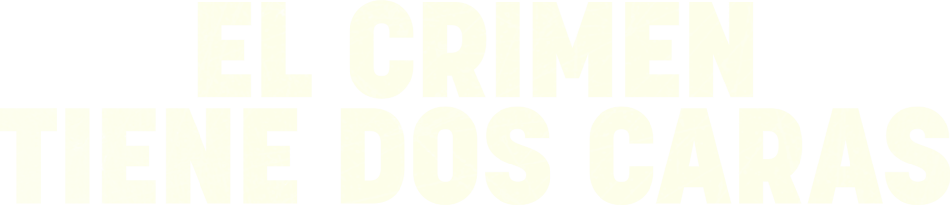 El crimen tiene dos caras