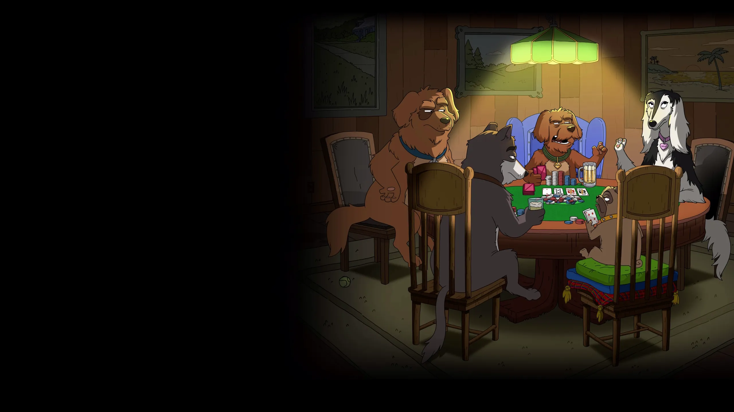 Dogs Playing Poker