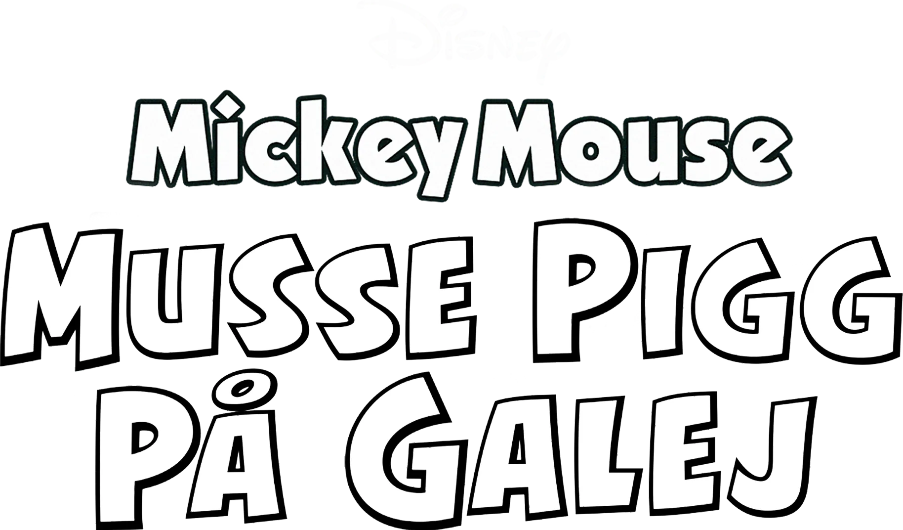 Musse Pigg på galej