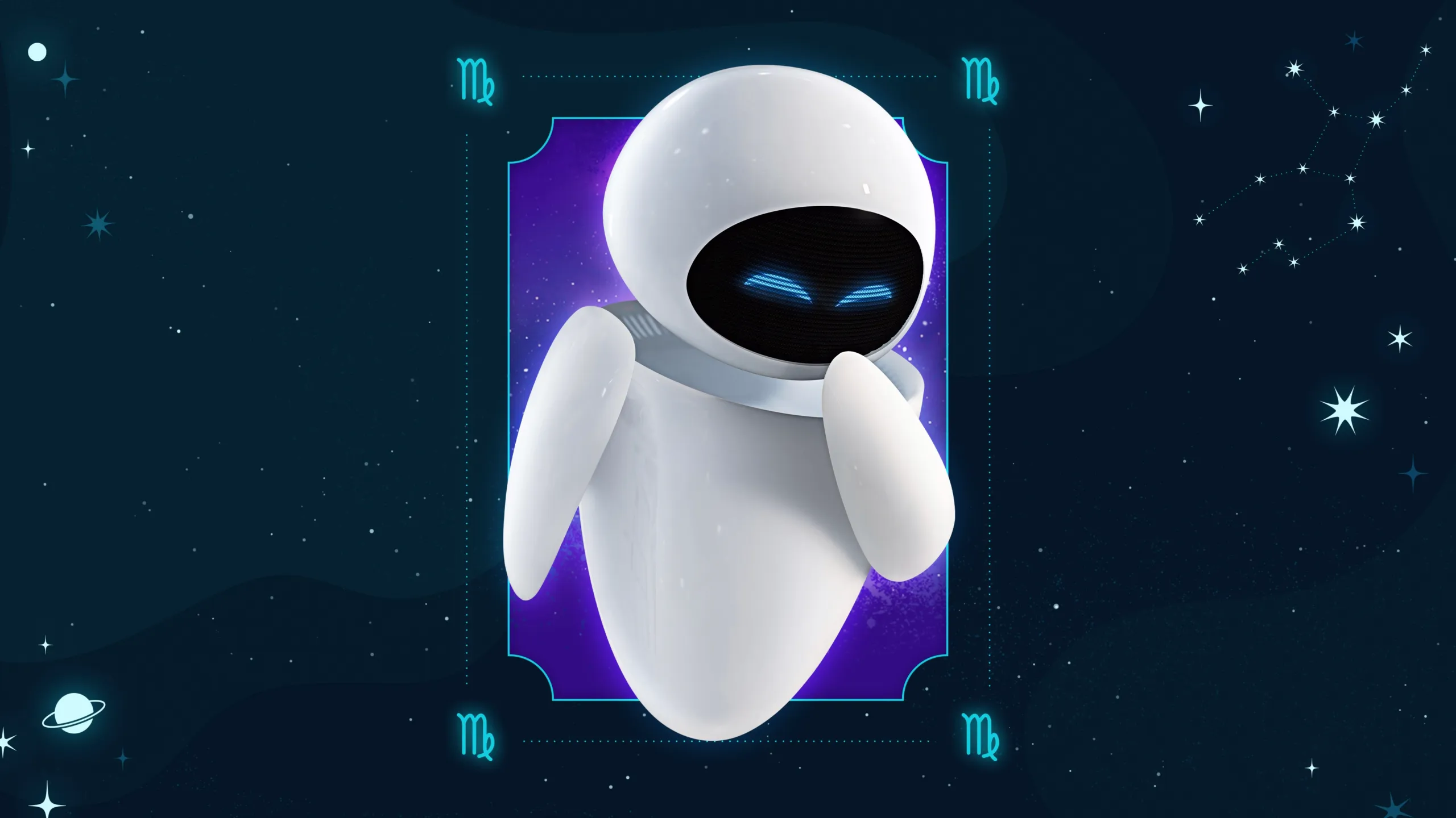  An image featuring EVE associated with the Virgo zodiac sign based on their personality traits and characteristics.