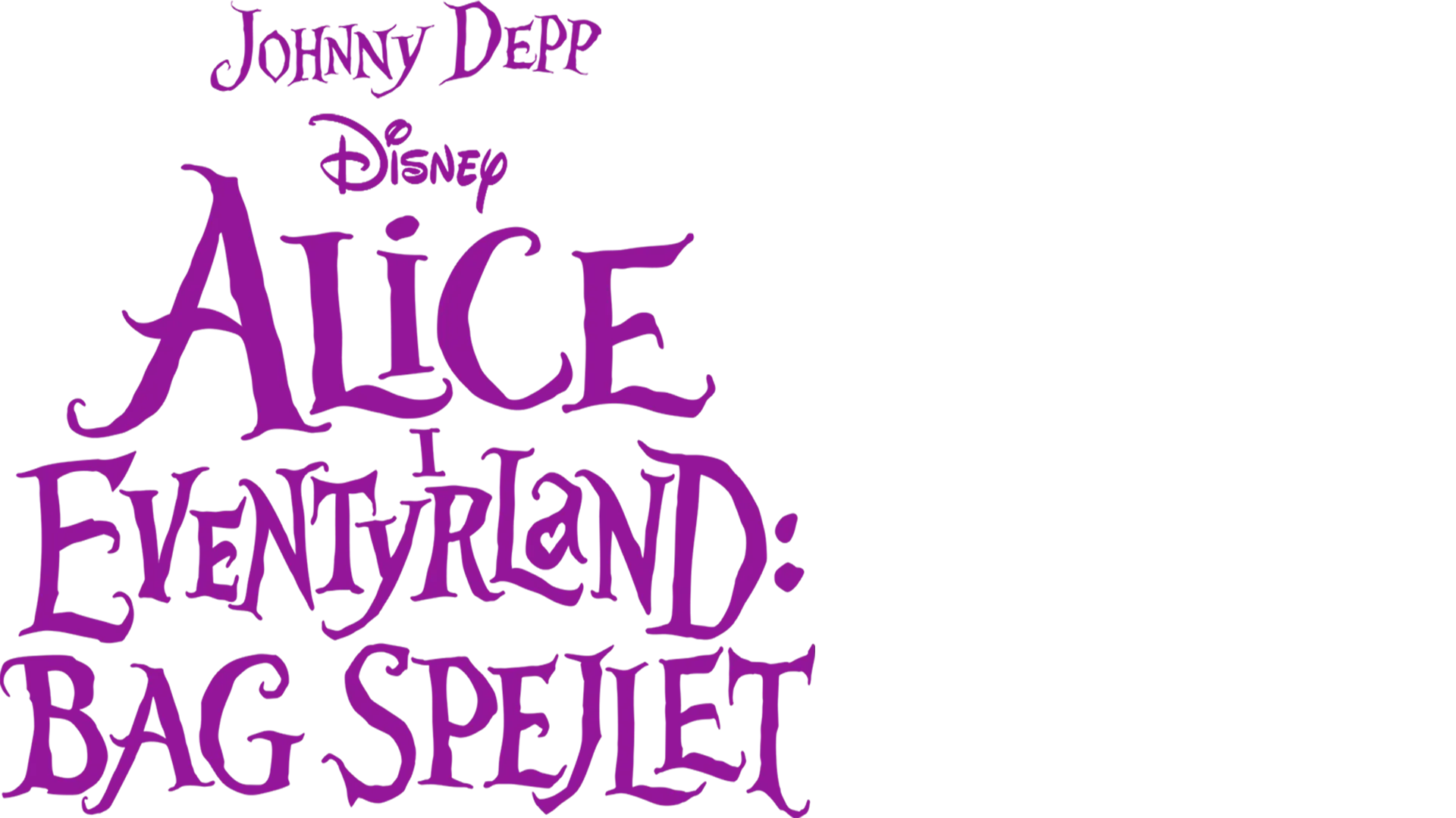 Alice i Eventyrland: Bag spejlet