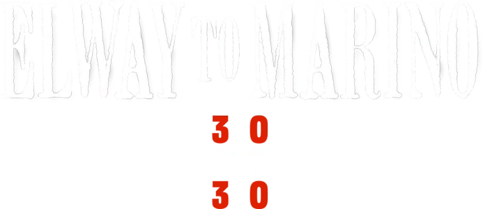 Elway to Marino