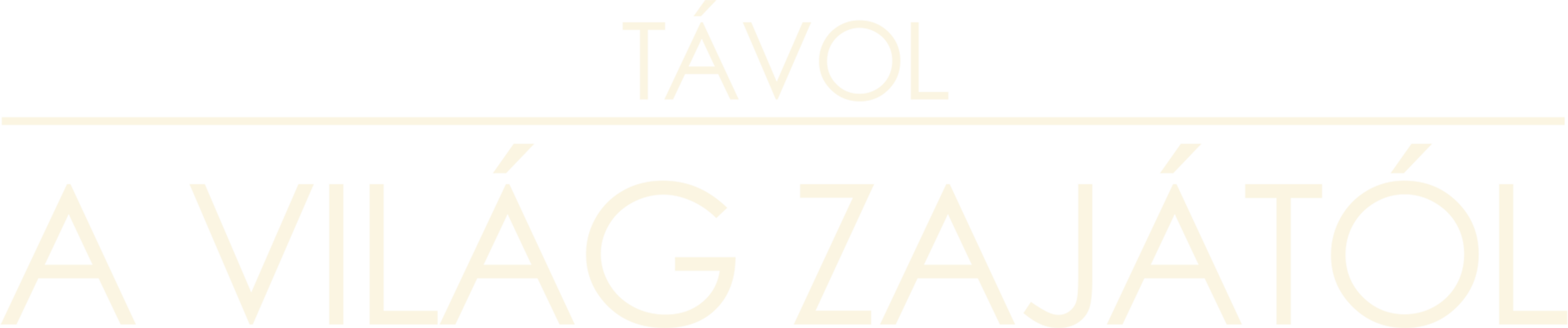 Távol a világ zajától