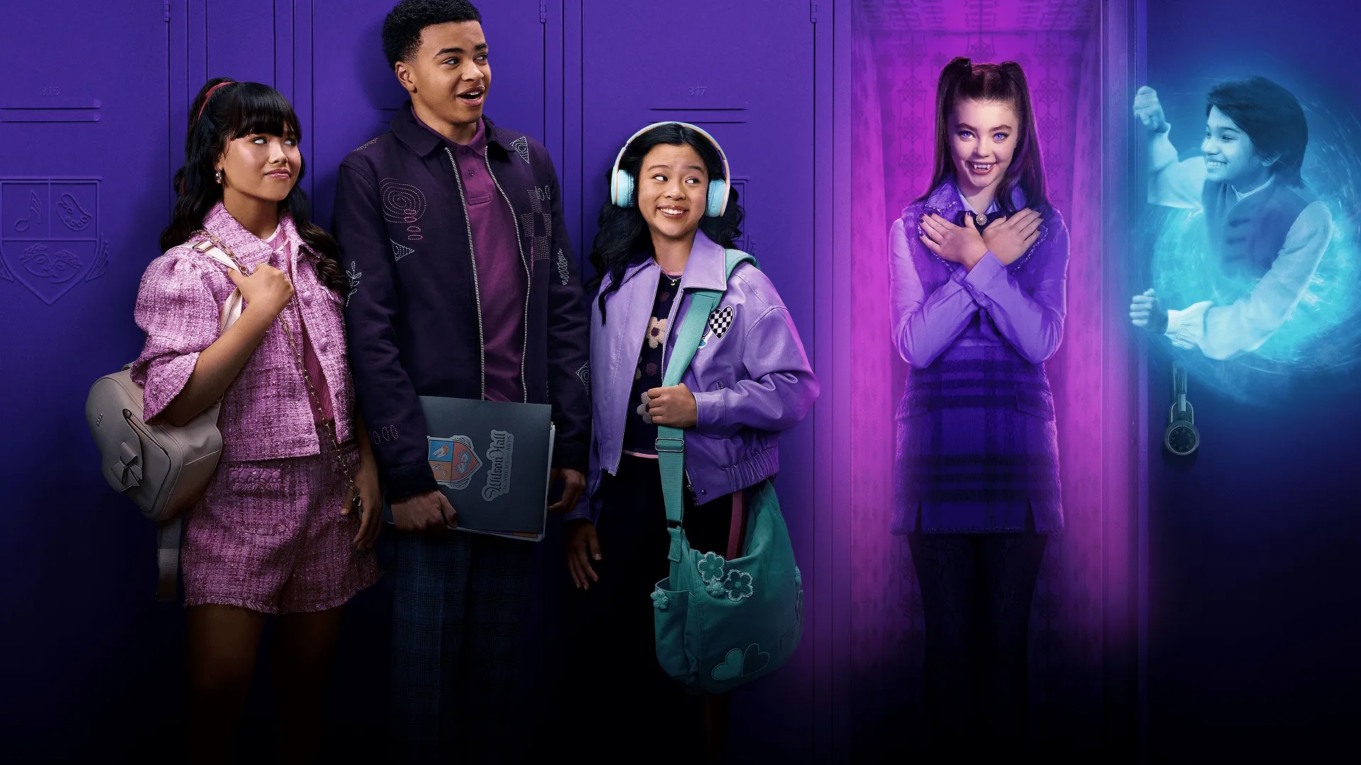 Vampirina with her classmates at school in Vampirina: Teenage Vampire