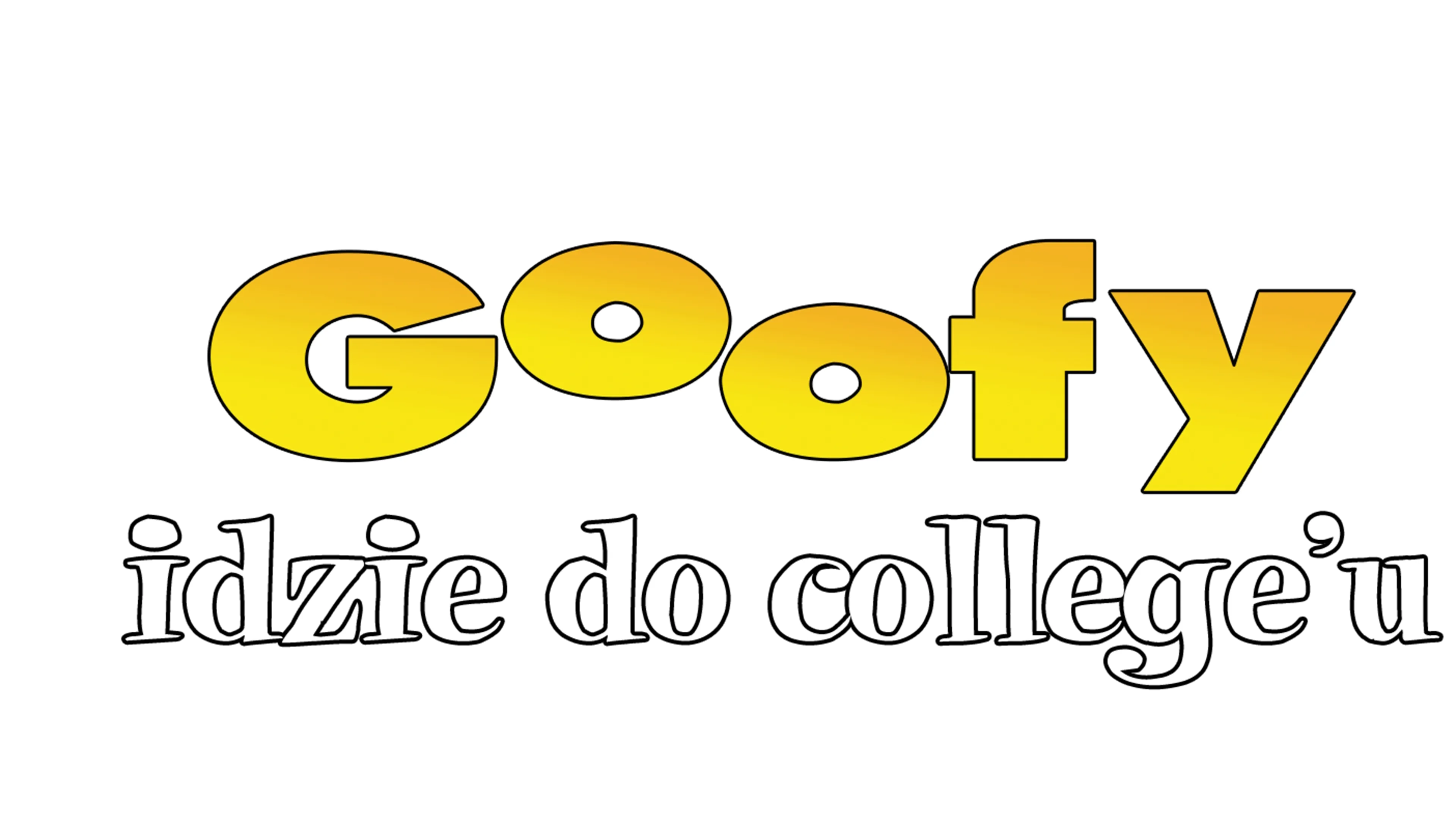 Goofy idzie do college'u