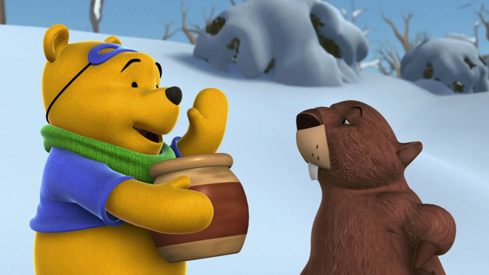 thumbnail - S2:E17 Beaver's Taste Buddies / Too Many Helpings of Tigger