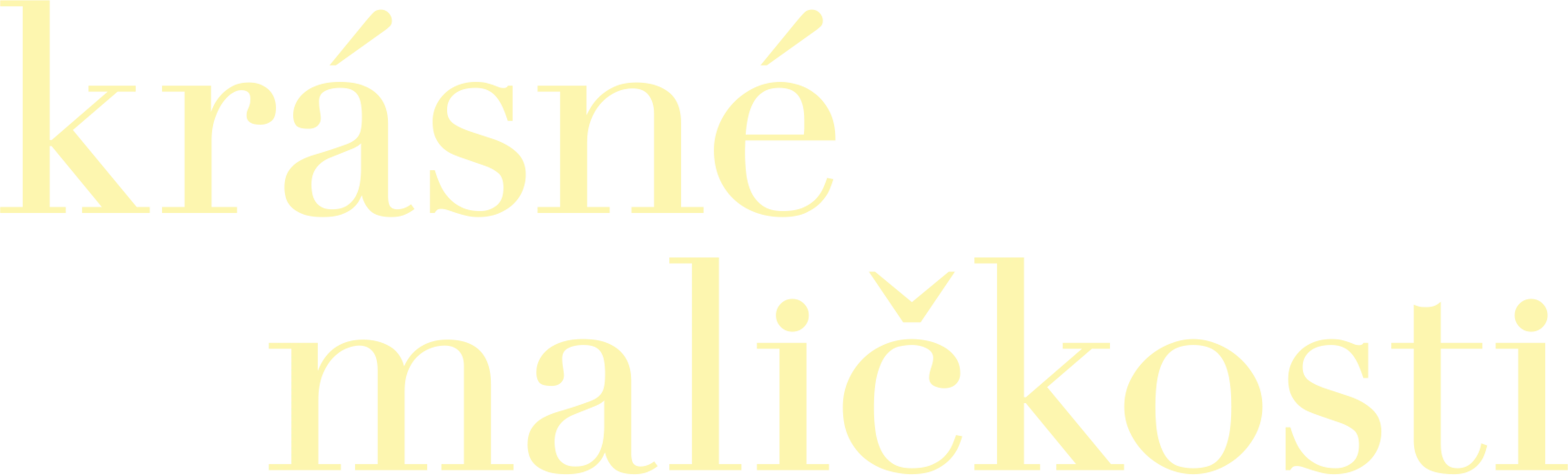 Krásné maličkosti