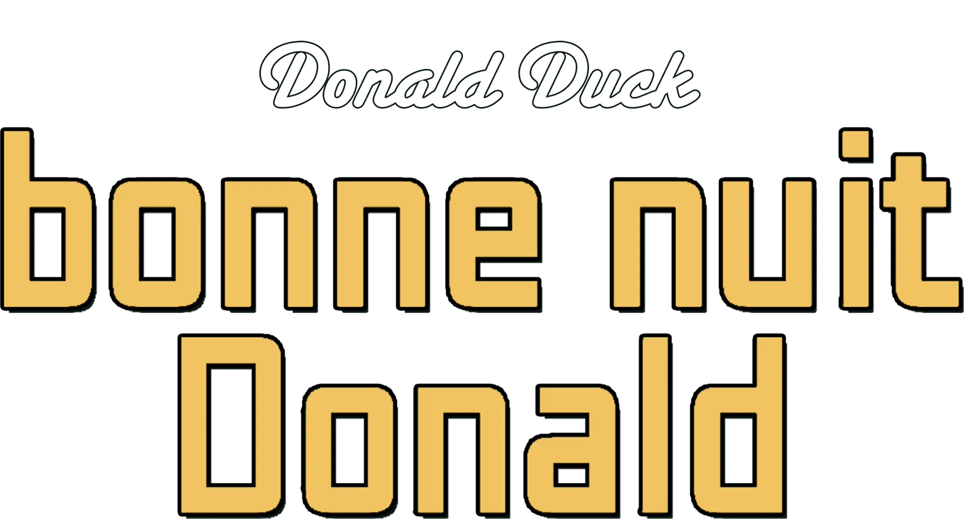 Bonne nuit Donald