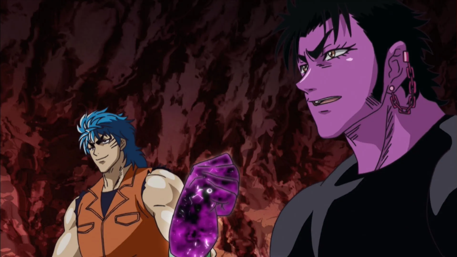 thumbnail - S1:E4 (Dub) The Deadly Cave Battle! Fire, Five-Fold Spiked Punch!