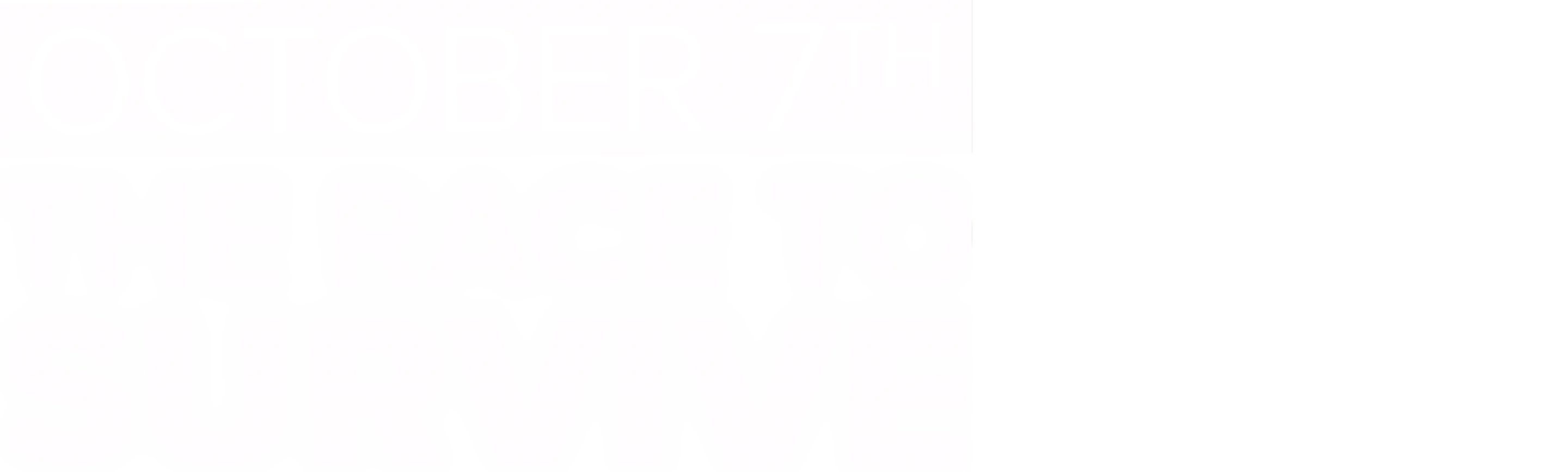 ⁦October 7th: Race to Survive⁩
