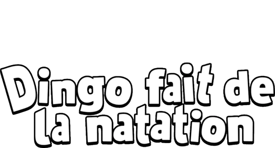 Dingo fait de la natation