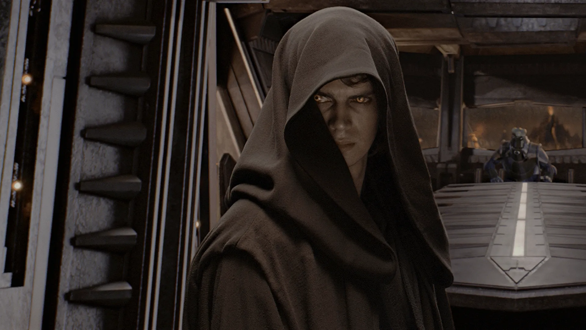 Anakin Skywalker (Hayden Christensen) em Star Wars: A Vingança dos Sith