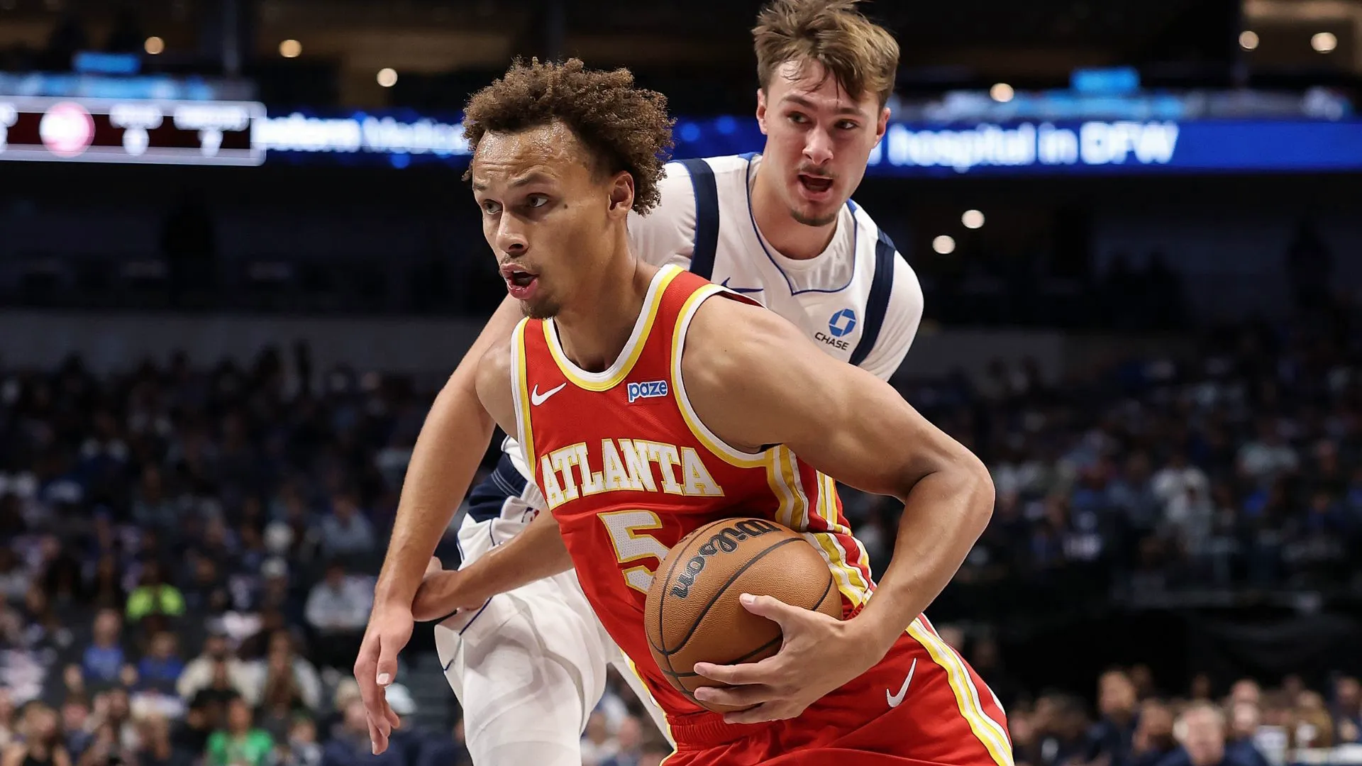  Dyson Daniels #5 of the Atlanta Hawks