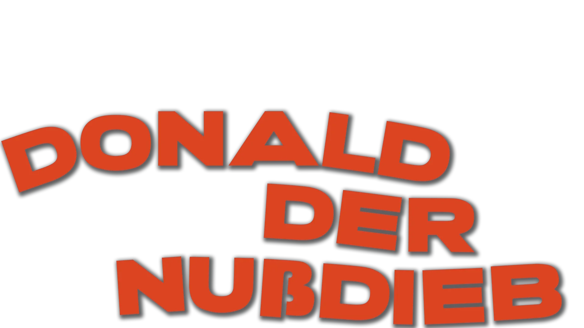 Donald, der Nußdieb