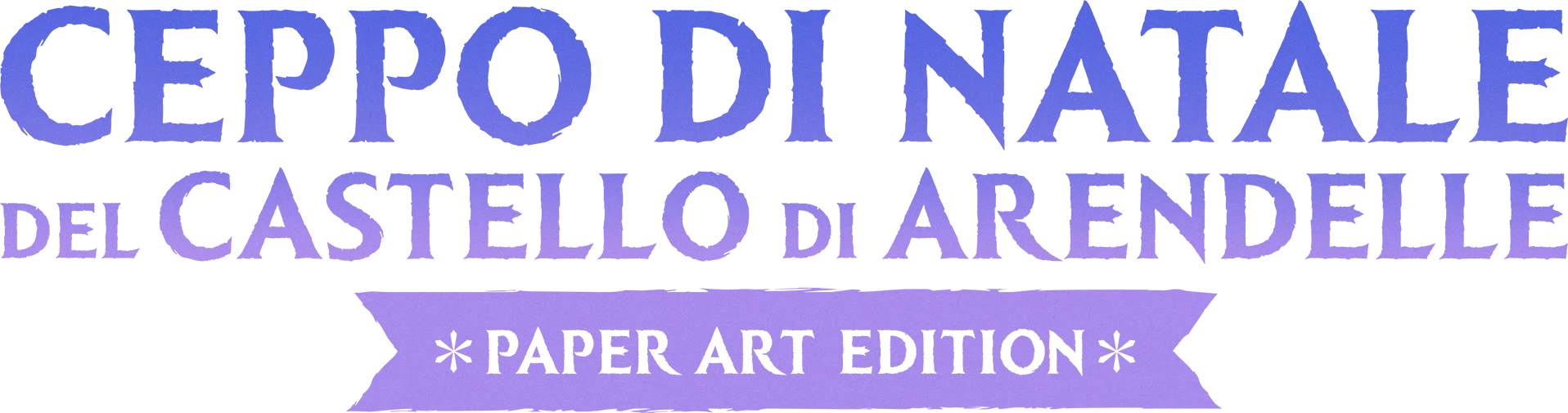 Ceppo di Natale del Castello di Arendelle: Paper Art Edition