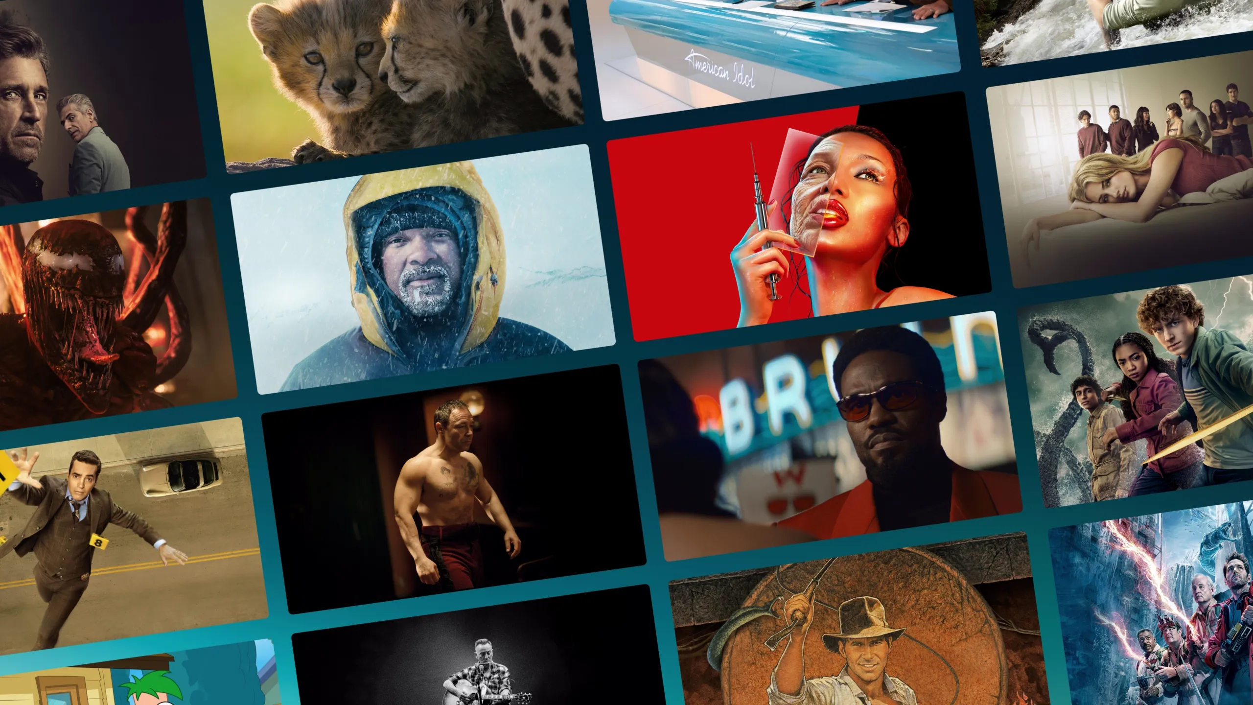 Collage of titles coming to Disney+, Hulu, and ESPN in January 2026.