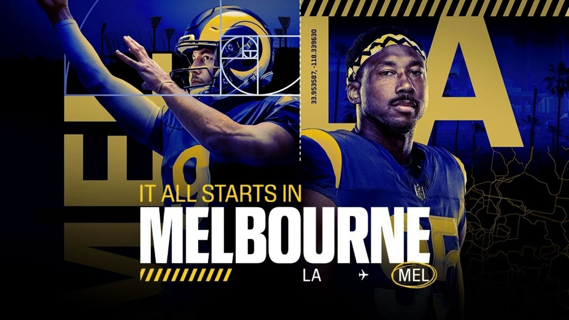 Promotional art for the It All Starts In Melbourne docuseries.