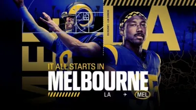 Promotional art for the It All Starts In Melbourne docuseries.
