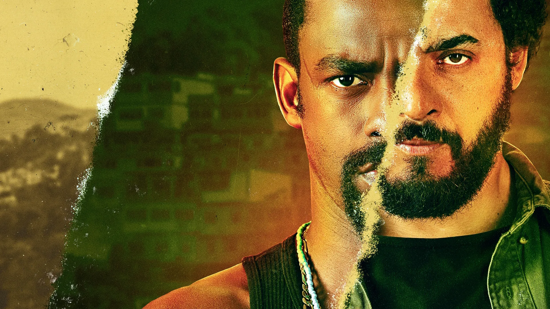Key art for the crime drama series, Impuros.