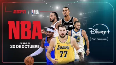 Imágen promocional de NBA en Disney+ México