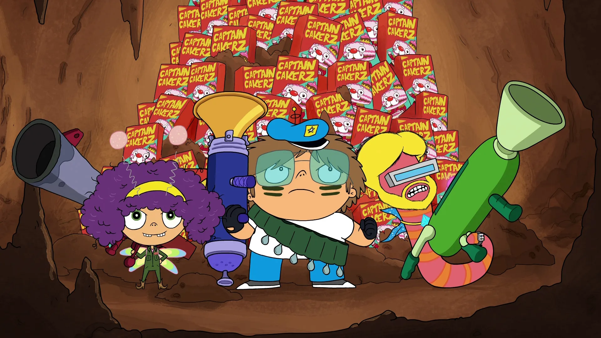 thumbnail - S1:E1 Long Live Captain Cakerz! / Terrible Tuber Trouble / Healin' Touch with Dr. D