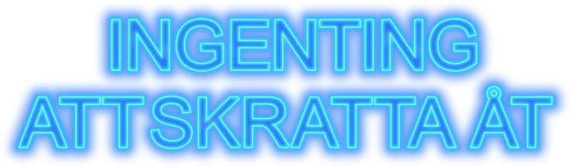 Ingenting att skratta åt
