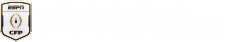 2017 CFP National Championship: Clemson vs. Alabama