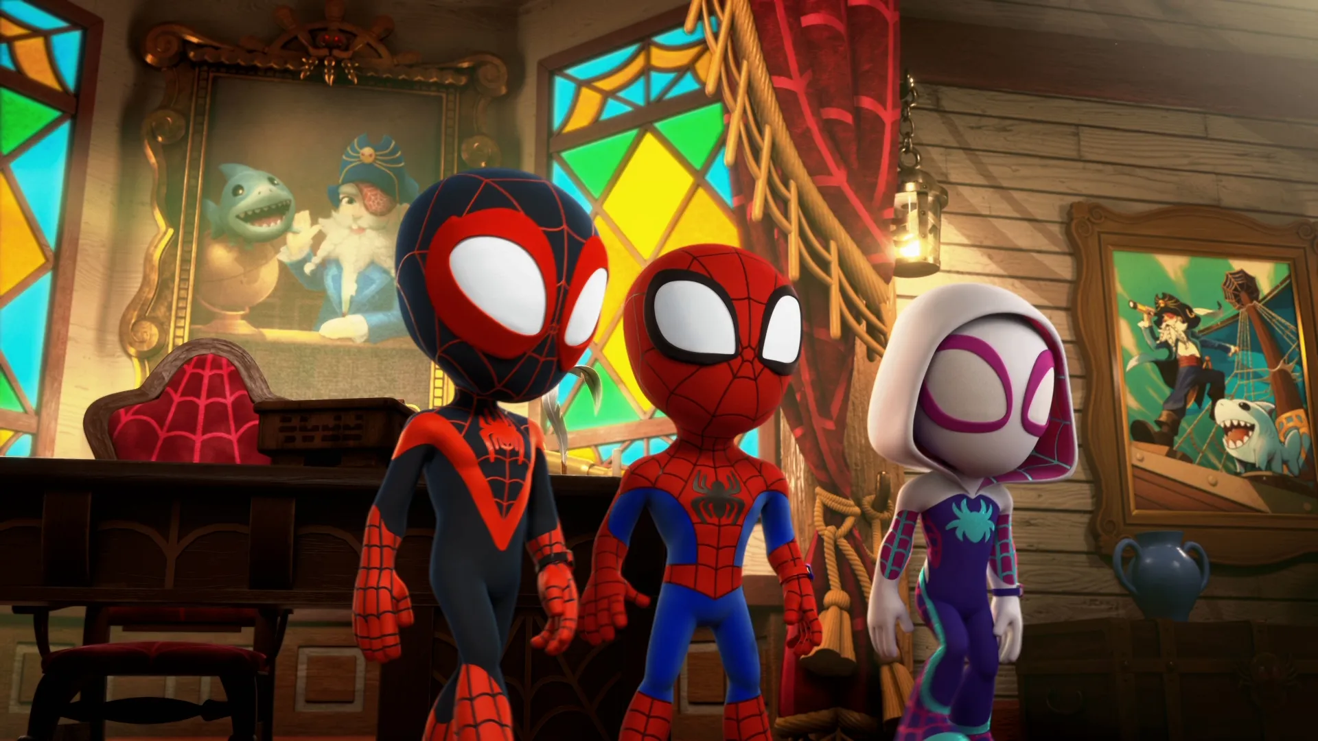 thumbnail - S4：第1話「スパイダーアイランドにいく！/スーパーヒーローがびしょぬれ」