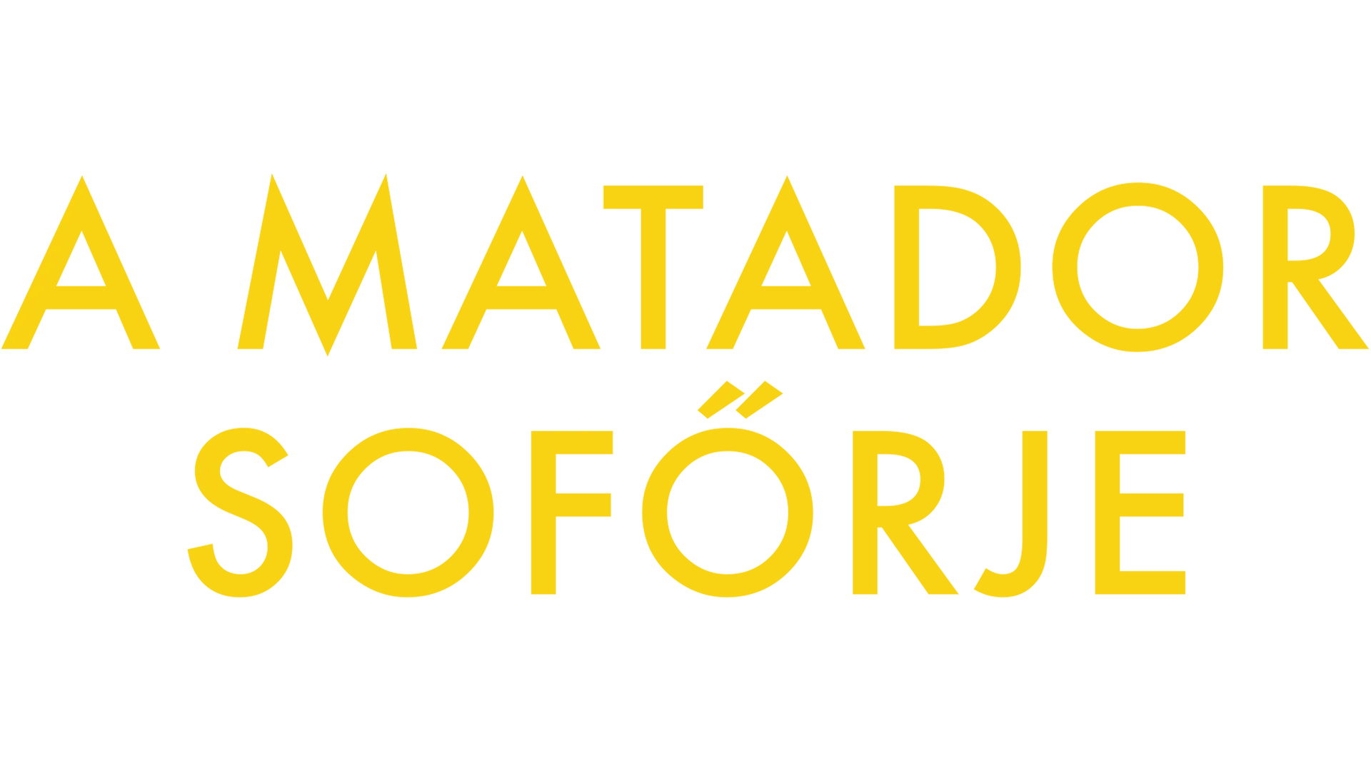 A matador sofőrje