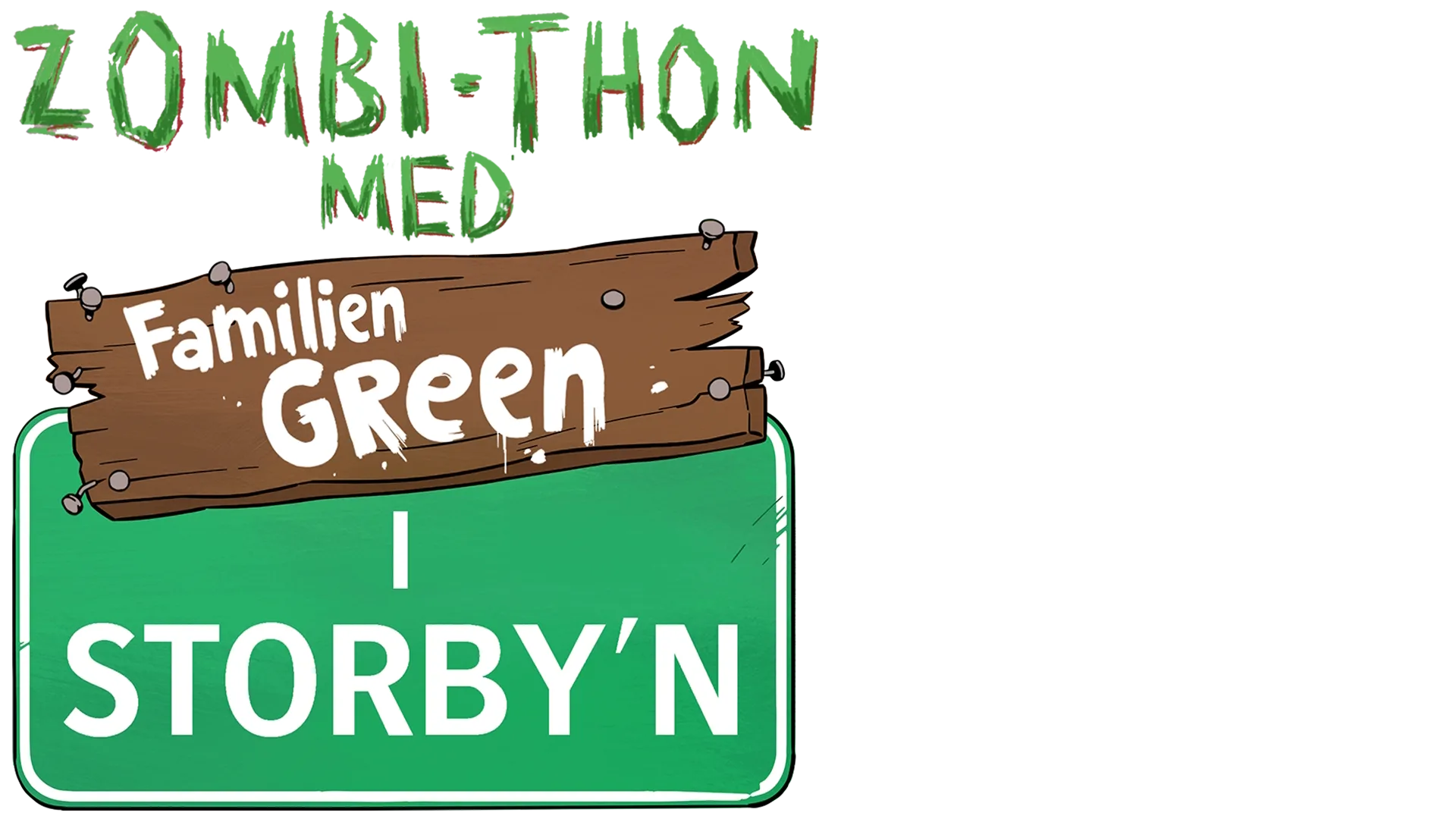 Zombi-Thon med Familien Green i Storby'n